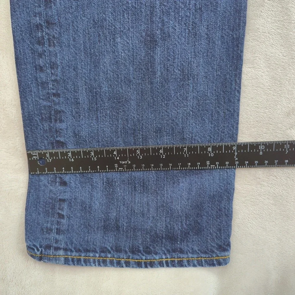 Big Star 1974 Union Jeans Mens 36x32 Blue Regular Straight Distressed‎ Denim
